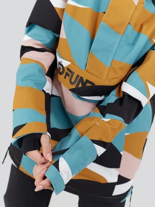Fundango Birch ECO Logo Anorak női síkabát szürke színben 7