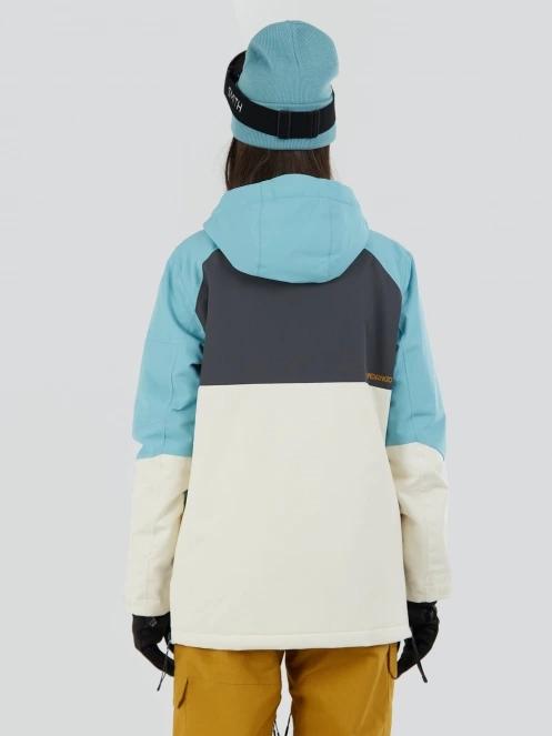 Fundango Birch ECO Logo Anorak női síkabát világoskék színben 3