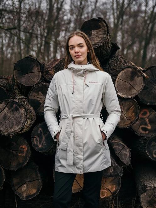 Fundango Regina II Waterproof Trench Jacket női esőkabát homok színben 13