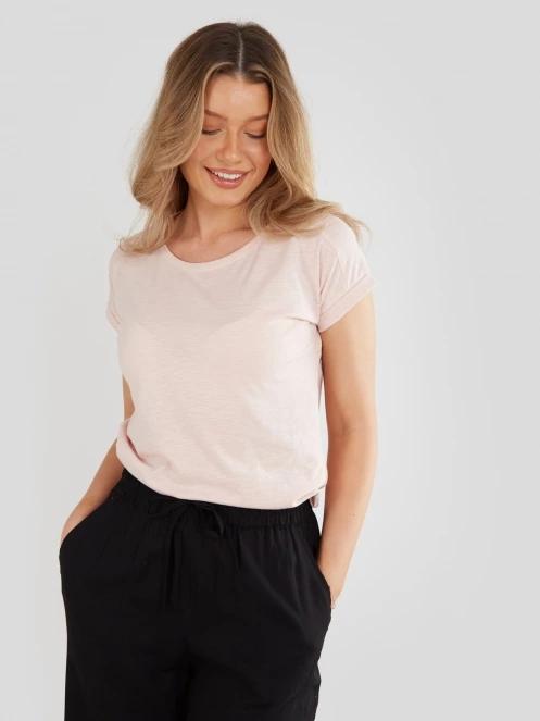 Fundango Amira T-shirt női rövid ujjú póló rózsaszín színben 2