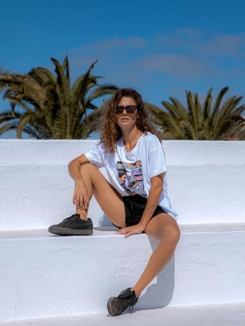 Fundango Nissa T-shirt női rövid ujjú póló fehér színben 7