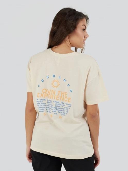 Fundango Sunshine Surf-T női rövid ujjú póló homok színben 8