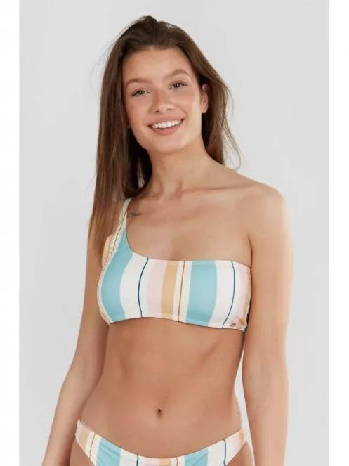 Fundango Madison One Shoulder Top női bikini felső fehér színben 2