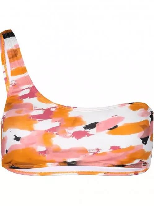 Fundango Madison One Shoulder Top női bikini felső rózsaszín színben 5