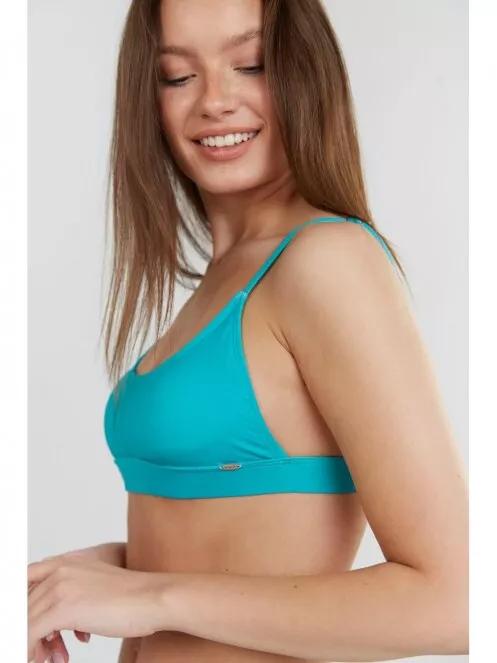 Fundango Moana Bralette Top női bikini felső zöld színben 4