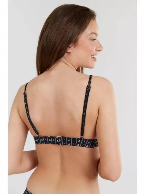 Fundango Moana Bralette Top női bikini felső fekete színben 3