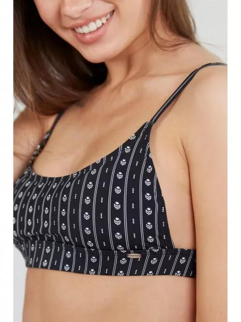 Fundango Moana Bralette Top női bikini felső fekete színben 4
