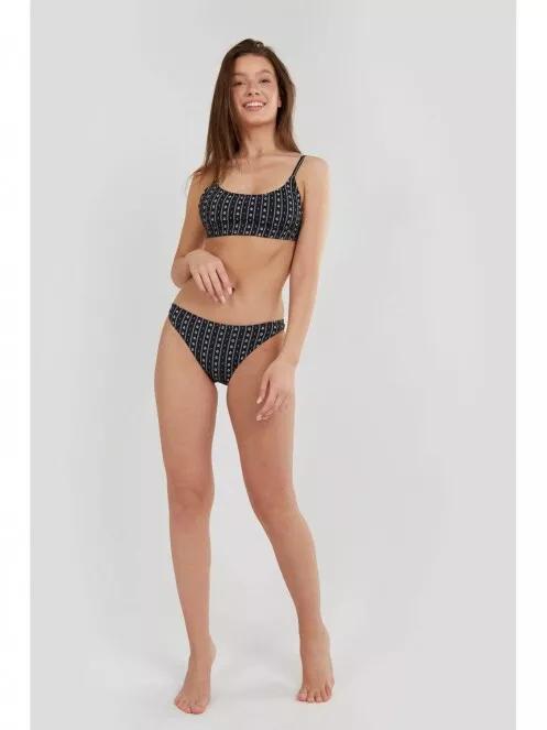 Fundango Moana Bralette Top női bikini felső fekete színben 5