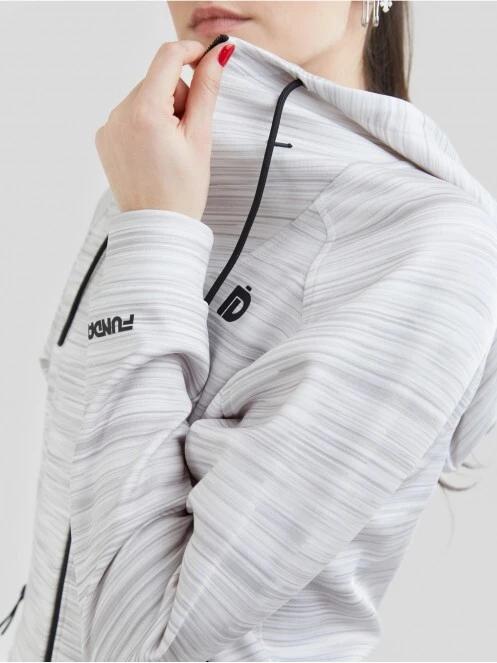 Fundango Draug Sweatshirt női kapucnis pulóver fehér színben 5