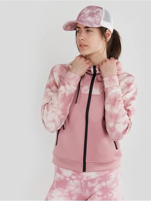 Fundango Draug Sweatshirt női kapucnis pulóver rózsaszín színben 2
