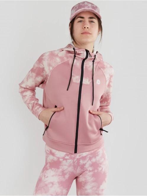 Fundango Draug Sweatshirt női kapucnis pulóver rózsaszín színben 5