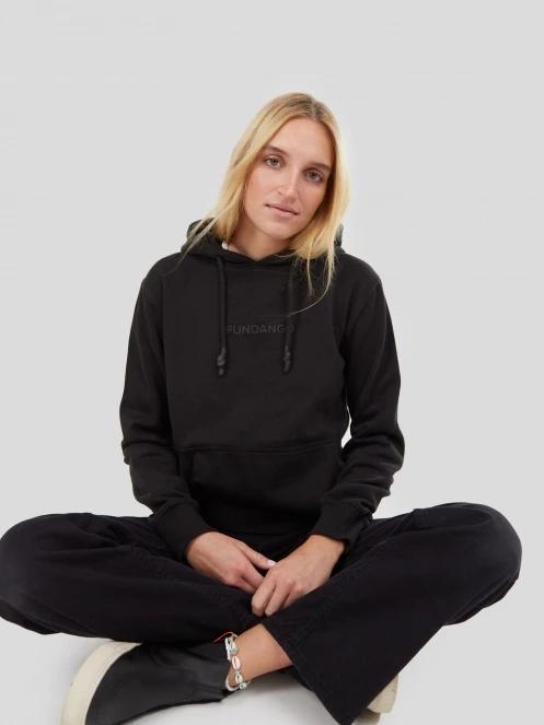Fundango Mirage Hooded Sweatshirt női pulóver fekete színben 6