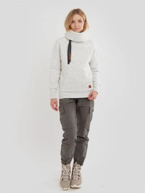 Fundango Aliz Pullover női pulóver homok színben 4