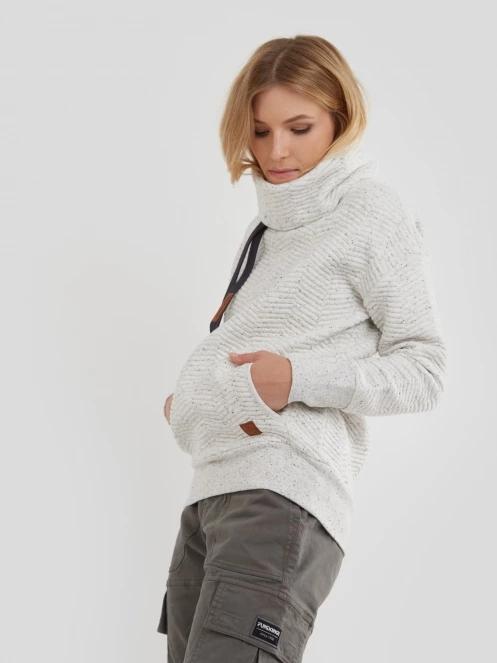 Fundango Aliz Pullover női pulóver homok színben 5
