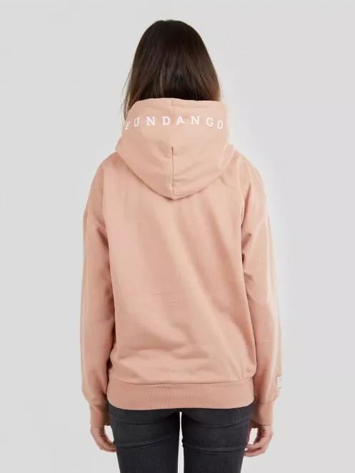 Fundango Haley Hooded Sweatshirt női kapucnis pulóver rózsaszín színben 3