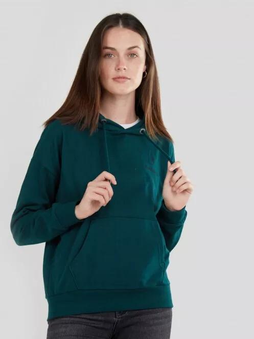 Fundango Haley Hooded Sweatshirt női kapucnis pulóver zöld színben 2