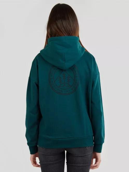 Fundango Haley Hooded Sweatshirt női kapucnis pulóver zöld színben 3