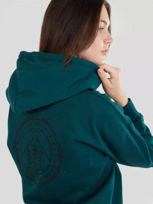 Fundango Haley Hooded Sweatshirt női kapucnis pulóver zöld színben 5