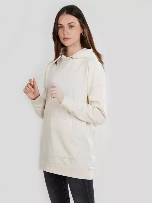 Fundango Ginger Hooded Sweatshirt női kapucnis pulóver fehér színben 2