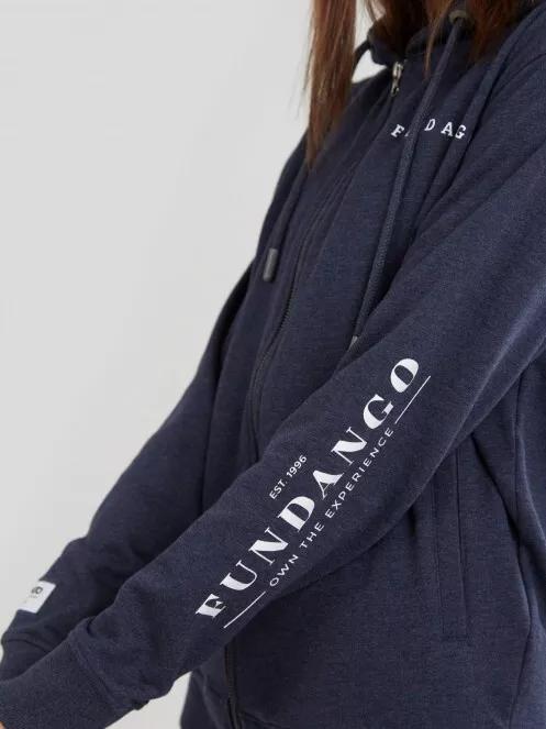 Fundango Neraly Hooded Sweatshirt női pulóver kék színben 5