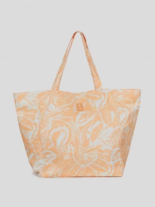 Fundango Almaraz Beach Bag női strandtáska narancssárga színben 2