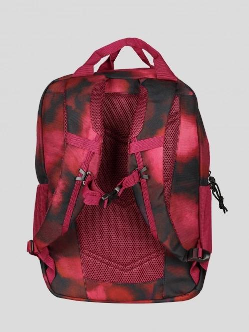 Fundango Nasca Backpack női városi hátizsák piros színben 4