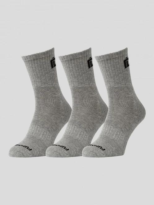 Fundango SPORT 3 PACK sportzokni szürke színben 2