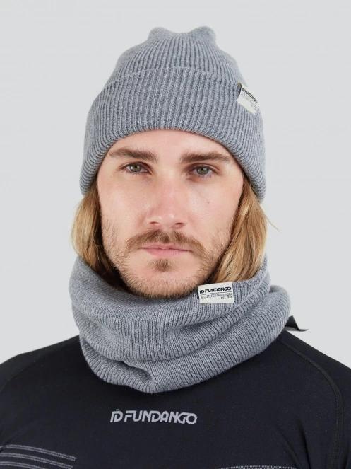 Fundango Tara Beanie sapka szürke színben 4