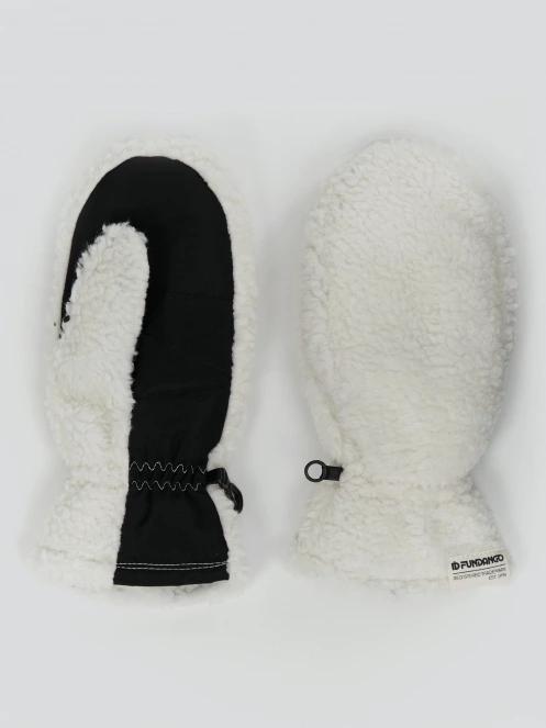Fundango Teddy Gloves női kesztyű fehér színben 2
