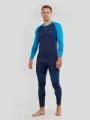 Fundango Seamless Baselayer Set férfi aláöltöző szett kék színben 1