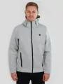 Fundango Hamal Tech Hoodie férfi kapucnis pulóver szürke színben 1