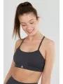 Fundango Cane Mid Support Sportbra női sportmelltartó szürke színben 1