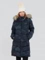 Fundango Puppis Padded Jacket női télikabát sötétkék színben 1