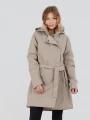 Fundango Charlotte Trenchcoat női esőkabát homok színben 1