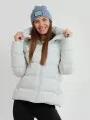 Fundango Amber Padded Jacket női utcai kabát világoskék színben 1