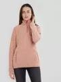 Fundango Vinona Fleece Pullover női pulóver rózsaszín színben 1