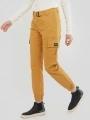 Fundango Alina Cargo Pants női oldalzsebes utcai nadrág sárga színben 1