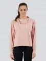 Fundango Helka Sweatshirt női kapucnis pulóver rózsaszín színben 1