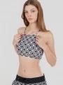 Fundango Hogg High Neck Top női bikini felső fekete színben 1