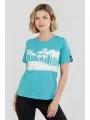 Fundango Bolton T-shirt női rövid ujjú póló zöld színben 1
