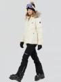 Fundango Elyra Fur Padded Jacket női síkabát fehér színben 1