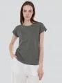 Fundango Amira T-shirt női rövid ujjú póló oliva színben 1