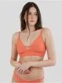 Fundango Sahara V-neck Cami Top női bikini felső magenta színben 1