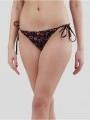 Fundango Innisfil Tie-side Bottoms női bikini alsó fekete színben 1