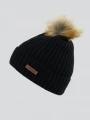 Fundango Merna Beanie női bojtos sapka fekete színben 1